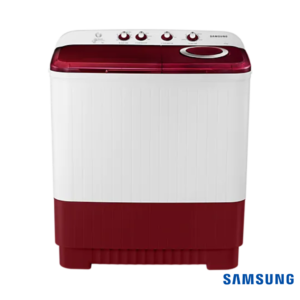 Samsung 9.5 Kg Semi Automatic Washing Machine (Wine Red, WT95A4200RR) Front View