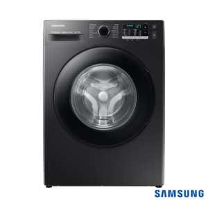 Samsung 8.0 kg EcoBubble™ Front Loading Automatic Washing Machine (Black, WW80TA046AB1) Front View