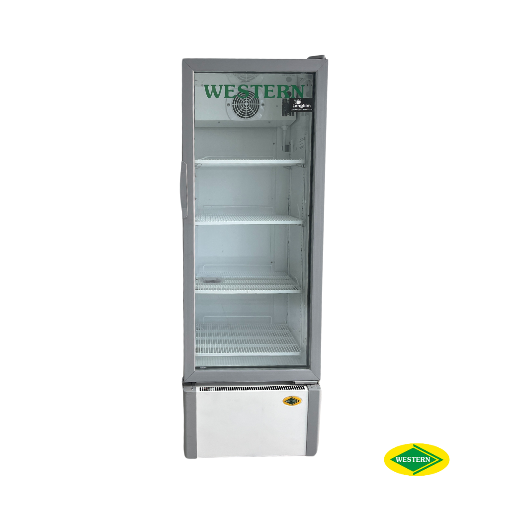Western 216 Liters Visi Cooler without Canopy (SRC280GL) Front View