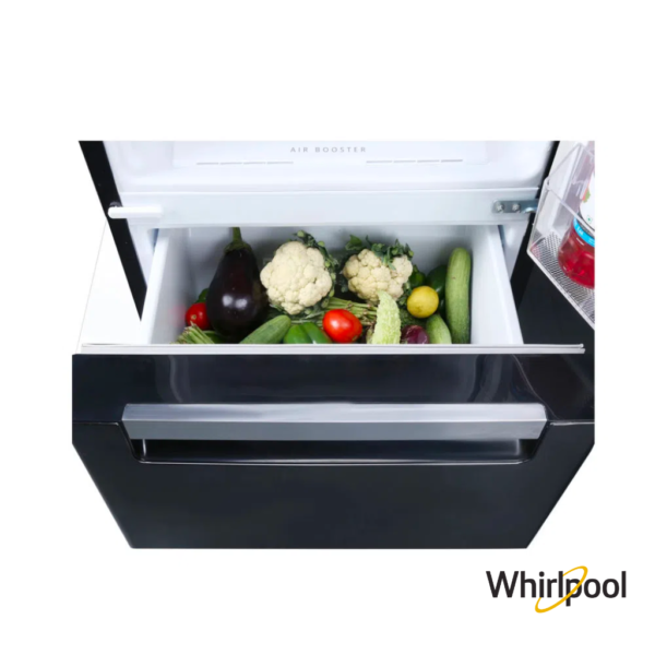 Whirlpool 330 Liters Protton Triple Door Fridge (Steel Onyx, 21147) Drawer View