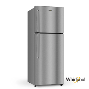 Whirlpool 212 Liters 1 Star Classic Plus Double Door Fridge (Athena Steel, 21662) Front Angle View