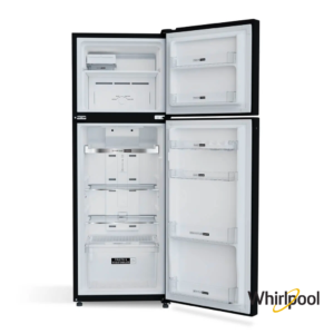 Whirlpool 235 Liters 2 Star Intellifresh Glass Finish Double Door Fridge (Crystal Black, 21671) - Image 5