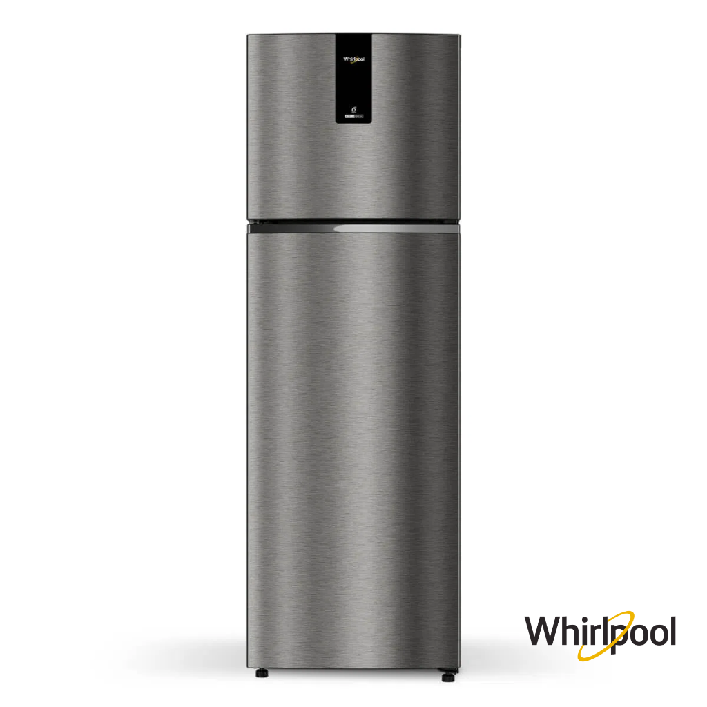Whirlpool Intellifresh 231 Liters 2 Star Double Door Refrigerator (Arctic Steel, 21878) Front View