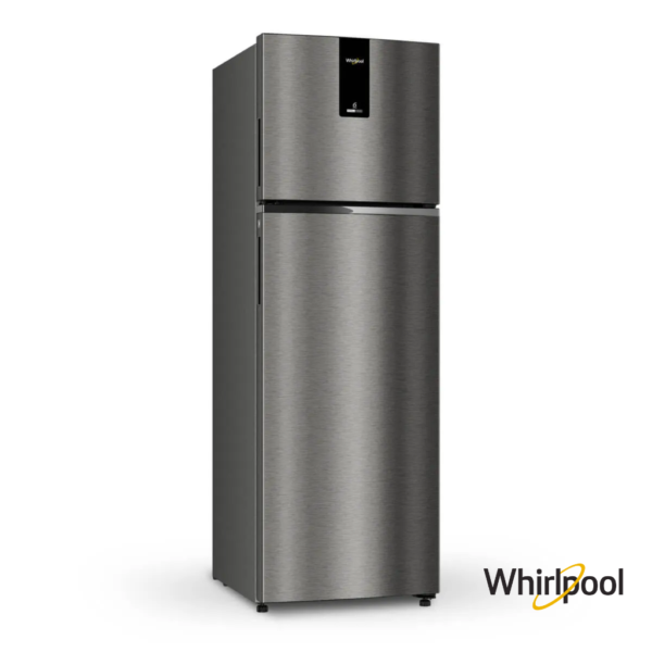 Whirlpool Intellifresh 231 Liters 2 Star Double Door Refrigerator (Arctic Steel, 21878) Front Angle View
