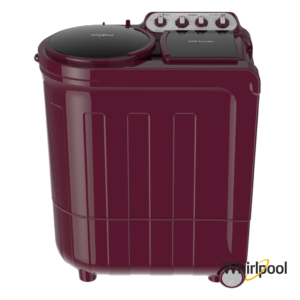 Whirlpool 8.5 Kg Ace Turbo Dry Semi Automatic Washing Machine (Wine Dazzle, 30309) Front View