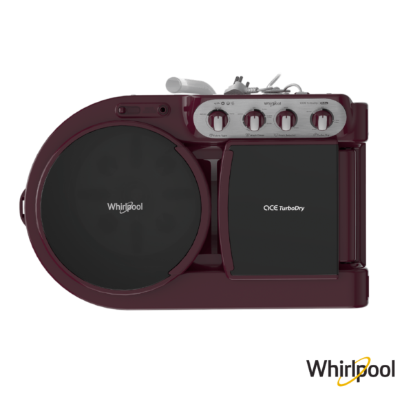 Whirlpool 8.5 Kg Ace Turbo Dry Semi Automatic Washing Machine (Wine Dazzle, 30309) Top View