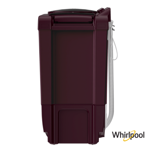 Whirlpool 8.5 Kg Ace Turbo Dry Semi Automatic Washing Machine (Wine Dazzle, 30309) Side View
