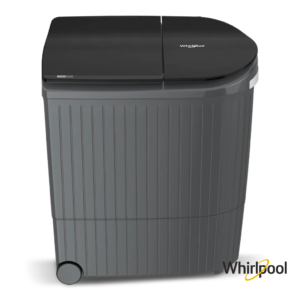 Whirlpool 9 Kg Hydrowash Elite Semi Automatic Washing Machine (Midnight Grey, 30312) Front View