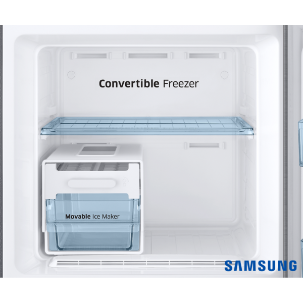Samsung 236 Liters 3 Star Convertible Freezer Double Door Fridge (Luxe Black, RT28C3733BX) Freezer Box