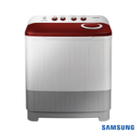 Samsung 7 Kg Semi Automatic Washing Machine (Wine Red, WT70C3200RR) Front View