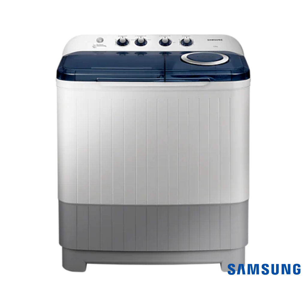 Samsung 7 Kg Semi Automatic Washing Machine (Blue, WT70C3200LL) Front View