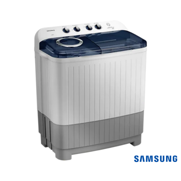 Samsung 7 Kg Semi Automatic Washing Machine (Blue, WT70C3200LL) Front Top Angle View