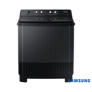 Samsung 8 Kg Semi Automatic Washing Machine (Toughened Glass Lid, WT80B3560GB) Front View