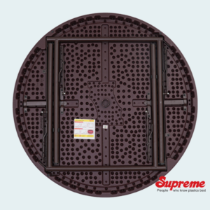 Supreme Furniture Disc Table (Globus Brown) Bottom View