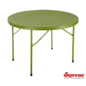 Supreme Furniture Disc Table (Mehandi Green) Front View 1