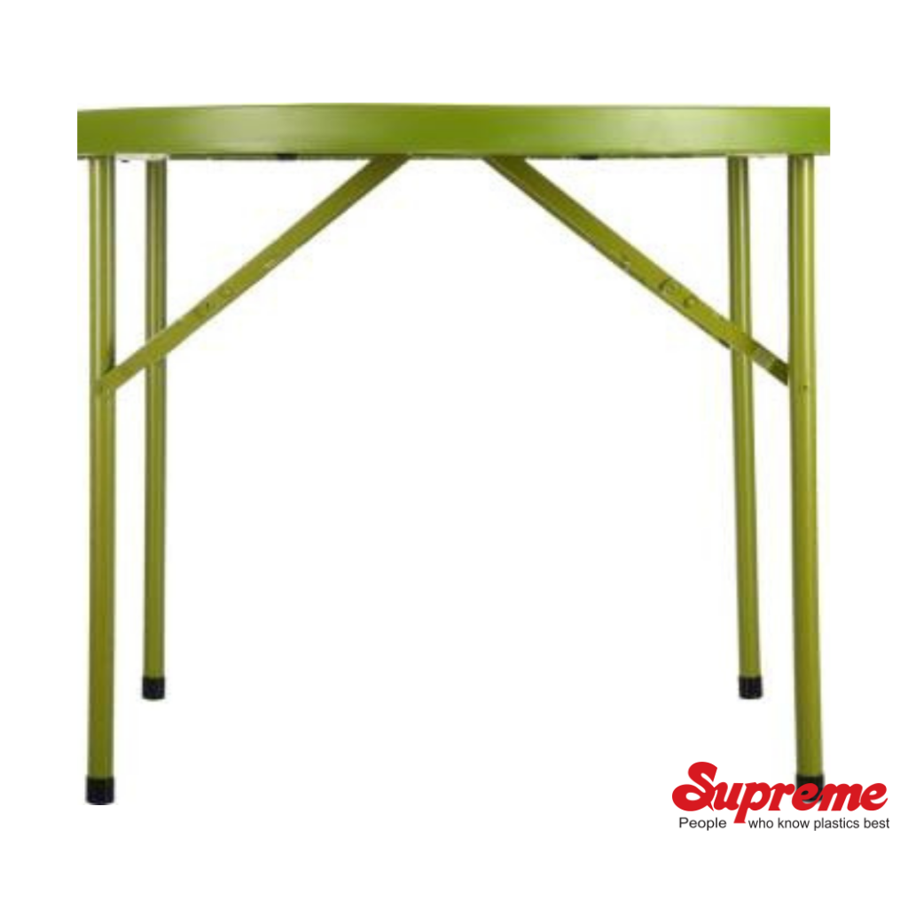 Supreme Furniture Disc Table (Mehandi Green) Front View 2