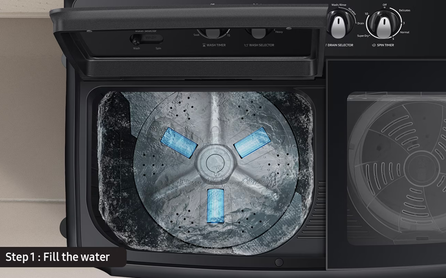 Samsung Semi Automatic Washing Machine Magic Mixer