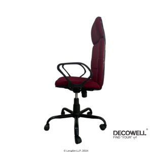 Decowell DC 75 High Back Office Chair Left View