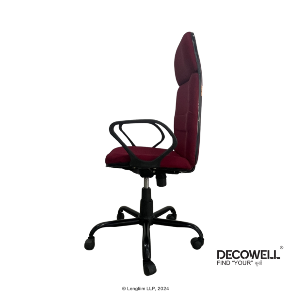 Decowell DC 75 High Back Office Chair Left View