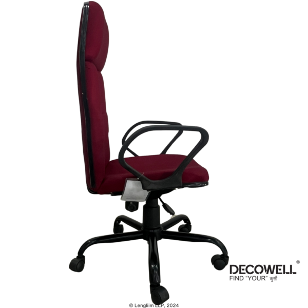 Decowell DC 75 High Back Office Chair Right View Low