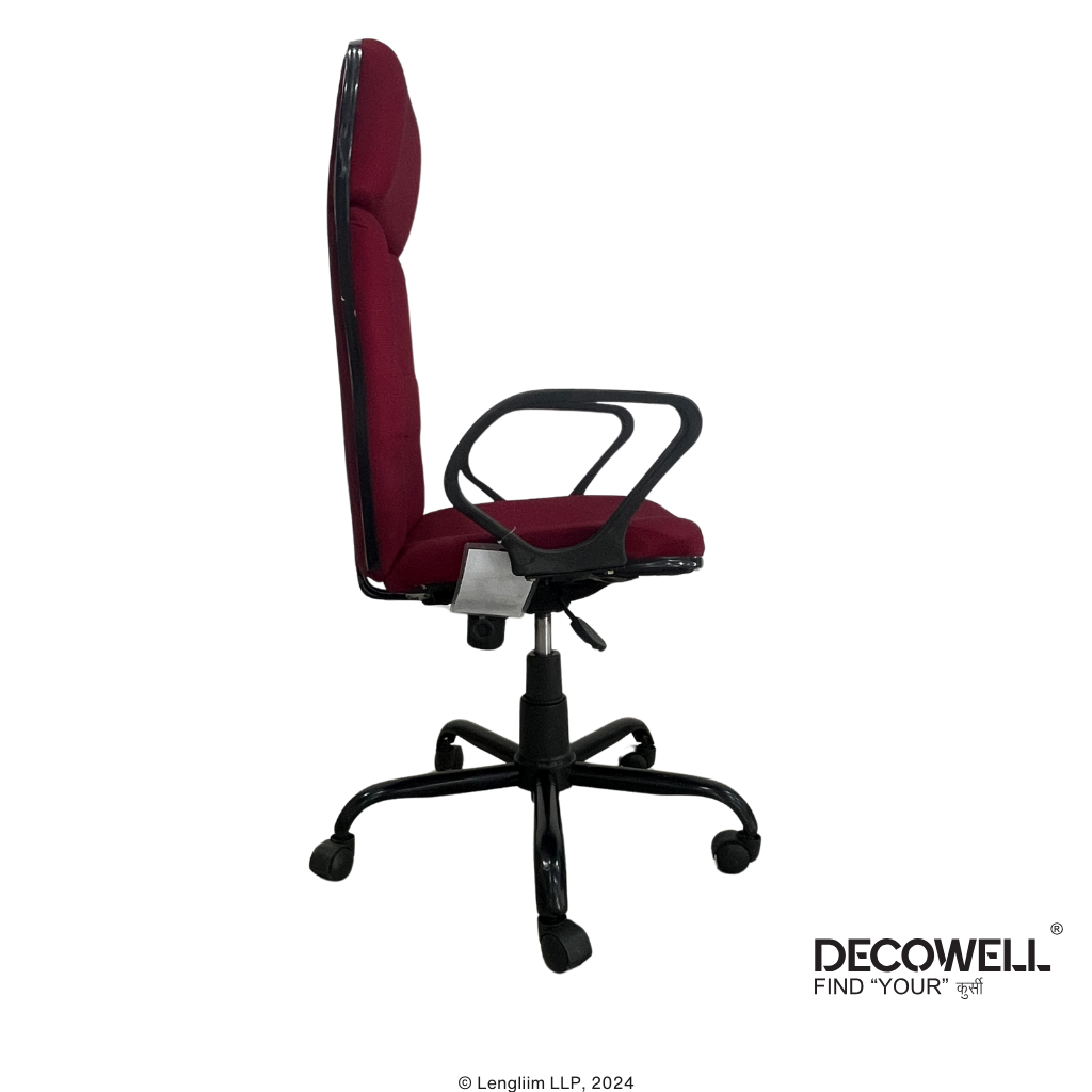 Decowell DC 75 High Back Office Chair Right View High