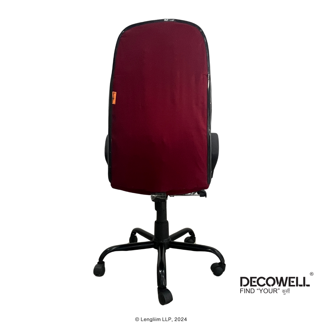 Decowell DC 75 High Back Office Chair Back View