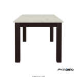 Godrej Interio Allure 6 Seater Dining Table Side Angle View 2