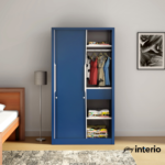 Godrej Interio Slide N Store Pro Almirah (Phiroja Blue) Marketing View