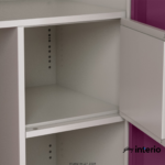 Godrej Interio Slimline 3 Door Steel Almirah (Locker, Textured Purple Plus) Locker VIew