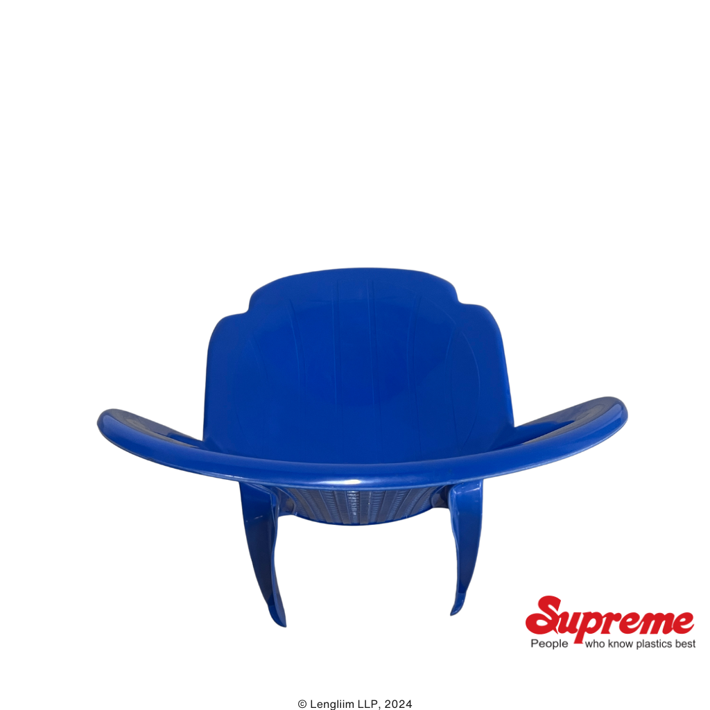 Supreme Furniture Dream Multi Purpose Plastic Chair (New Blue) Top View