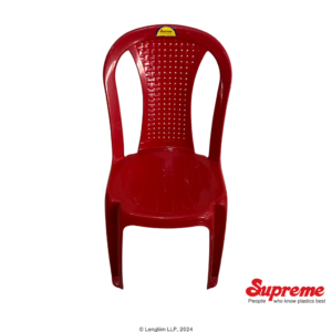 Supreme Furniture Dream Multi Purpose Plastic Chair (Red) Front Top View