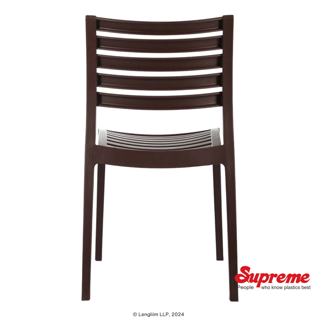 Supreme Furniture Omega Chair (Globus Brown) Back View