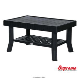 Supreme Furniture Vegas Center Table (Black) Front View
