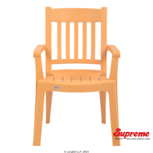 Supreme Furniture Wisdom Plastic Chair (Amber) Front View