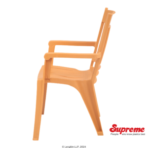 Supreme Furniture Wisdom Plastic Chair (Amber) Side View