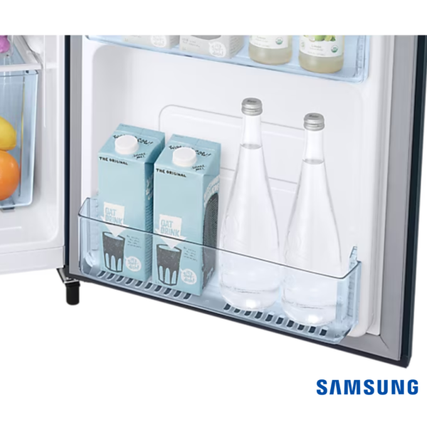 Samsung 183 Liters 2 Star Single Door Fridge (Blooming Saffron Blue, RR20C2712U8) Bottom Bottle Guard