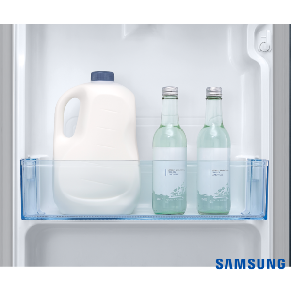 Samsung 183 Liters 2 Star Single Door Fridge (Blooming Saffron Blue, RR20C2712U8) Middle Bottle Guard