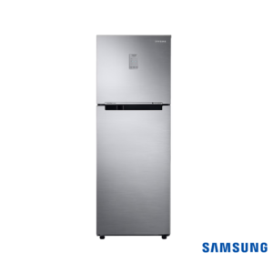 Samsung 236 Liters Convertible Freezer Double Door Fridge (Elegant Inox, RT28C3732S8) Front View