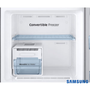 Samsung 236 Liters Convertible Freezer Double Door Fridge (Elegant Inox, RT28C3732S8) Freezer View