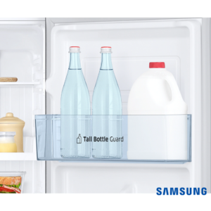 Samsung 236 Liters Convertible Freezer Double Door Fridge (Elegant Inox, RT28C3732S8) Tall Bottle Guard