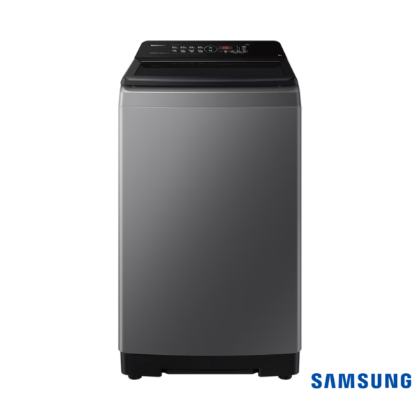 Samsung 8 Kg Ecobubble Top Load Washing Machine (Dark Gray, WA80BG4441BD) Front View