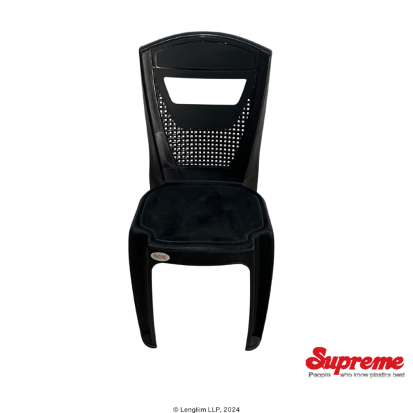 Supreme Furniture Greek Plastic Chair (Black) Top View