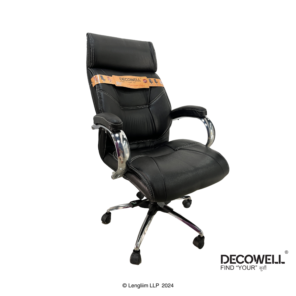 Decowell DC 323 Director Office Chair Front Angle View