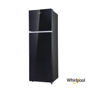 Whirlpool 235 Liters 2 Star Double Door Fridge (Crystal Black, 22052) Front Angle View