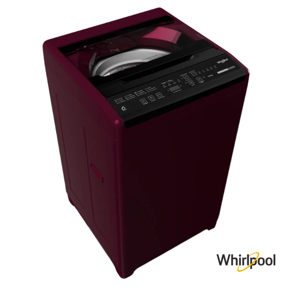 Whirlpool Whitemagic Classic 7 Kg Top Load Fully Automatic Washing Machine (Rosewood Wine, 31607) Front Angle View