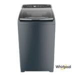 Whirlpool Stainwash Pro Plus 8.5kg Top Load Fully Automatic Washing Machine (Heater, Midnight Grey, 31639) Front View