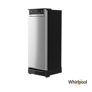 Whirlpool 192 Liters 3 Star Single Door Fridge with Zeolite Technology (Alpha Steel, 73132) Front Angle View 1