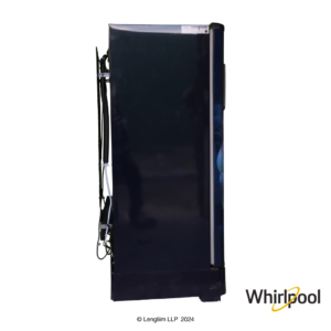 Whirlpool 184 Liters 3 Star Single Door Fridge with Base Stand Drawer (Sapphire Serena, 73218) Side View