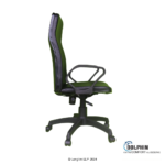 Dolphin DF 107 High Back Office Chair Side View