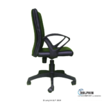 Dolphin DF 119 Medium Back Office Chair Side View